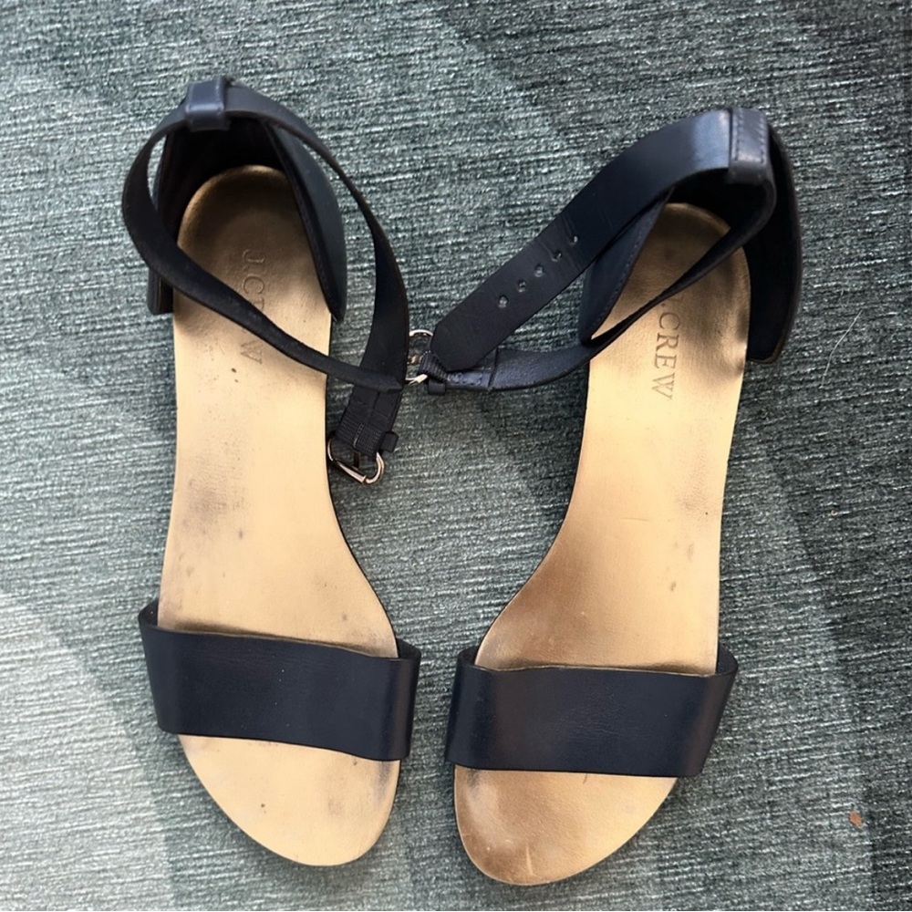 JCREW leather Sandals- women’s 8.5